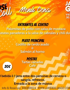 Menú Cena